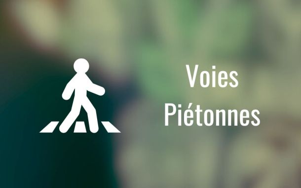 Voies piétonnes aux Herbiers