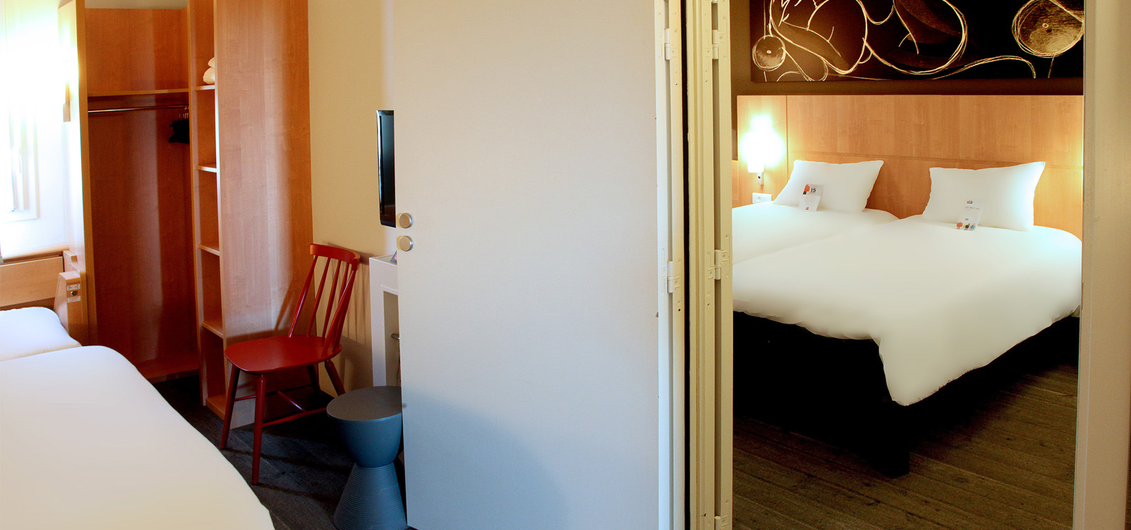 Chambre famille hôtel Les Herbiers